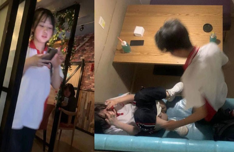 Cặp Đôi Học Sinh Vào Quán Cà Phê Làm Tình Siêu Nứng