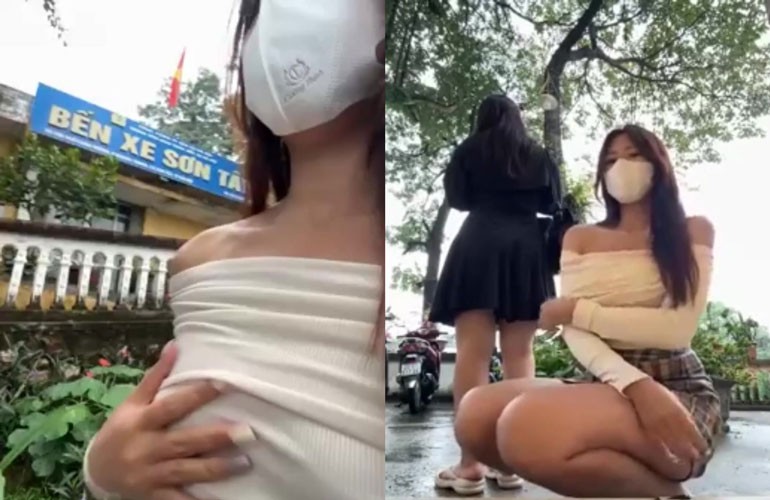 Clip Sex 18+ Em Gái Nứng Lồn Đi Thủ Dâm Khắp Hà Nội