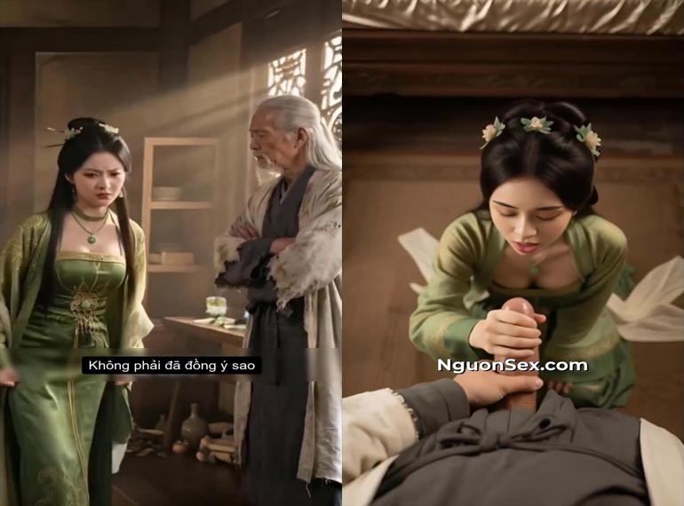 Clip Sex AI Lão Già Tu Tiên Ở Tông Môn Song Tu Với Thánh Nữ
