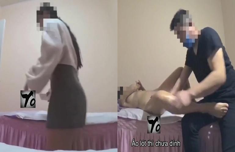 Em Gái YQ_K001 Vào Tiệm Massage, Nhờ Ông Chú Massage Móc Lồn