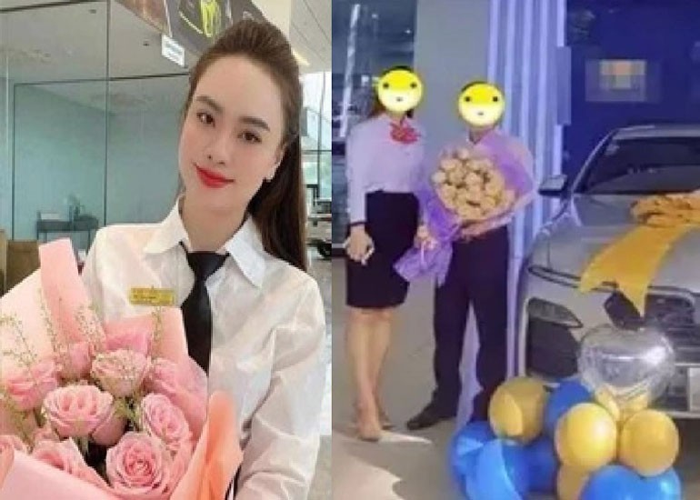 Em Nhân Viên Sale Ôto Bú Cu Chốt Xe Với Anh Khách
