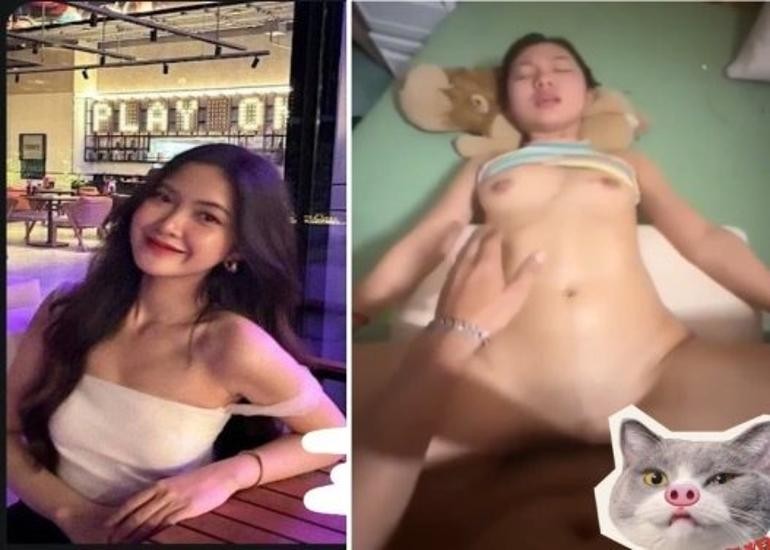 Em Quỳnh Háng Rộng Nhăn Mặt Vì Sướng