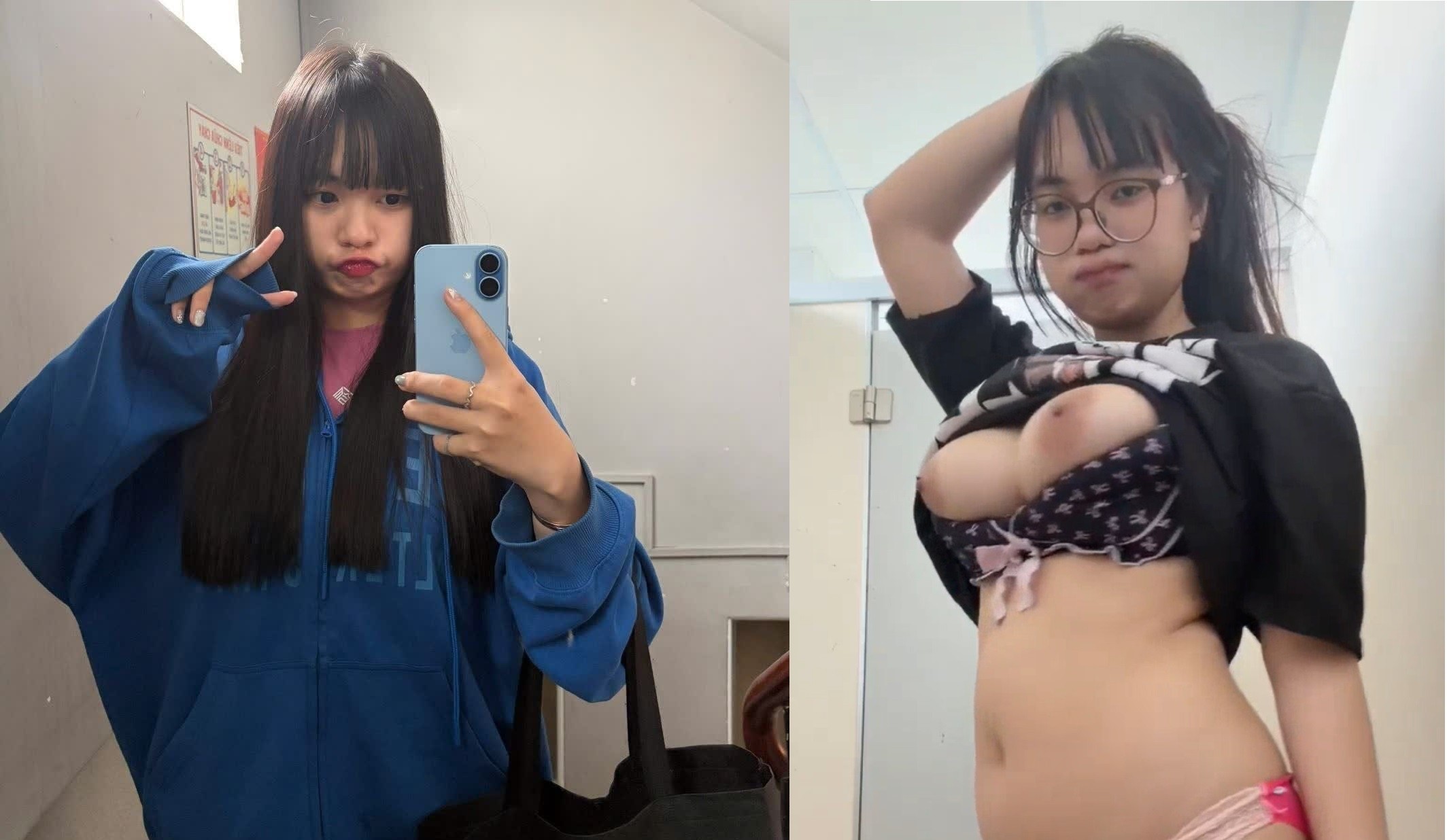 Em sinh viên vú to nũng nịu đòi vét máng
