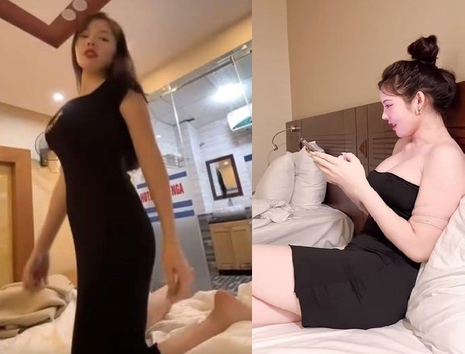 Lộ Clip Em Hot Girl Thu Hiền Dáng Chuẩn Với Sếp Tổng
