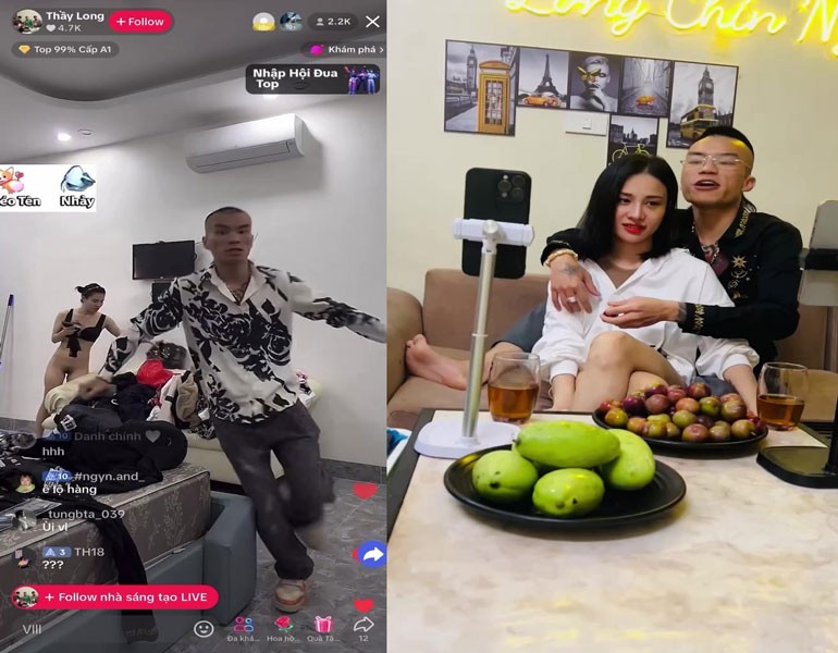 Lộ Clip Vợ Long 9 Ngón Lộ Hàng Trên Livestream