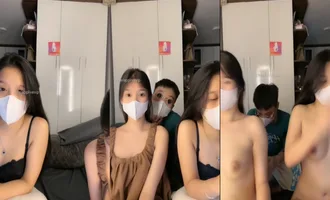Rủ 2 nhỏ bạn stream chịch chơi , ai ngờ tụi nó chịu , được chịch free luôn-P3